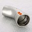 Угол-вставка пресс 45°64 нержавеющая сталь Sanpress Inox VIEGA