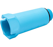 Заглушка монтажная Н 1/2" с прокладкой O-Ring, синяя UNI-FITT
