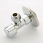 Вентиль угловой 1/2'х10 мм (3/8") Н для подключения бачков/смесителей хромированный UNI-FITT