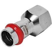 Переходник прессовой 15 x 1/2" (ВР) из нержавеющей стали ROMMER (RSS-1022-001512)