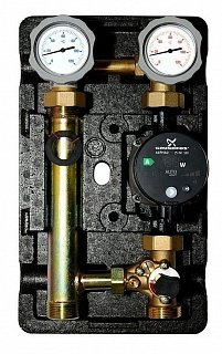 Смесительная насосная группа MEIBES MK 1" (подача справа) с насосом Grundfos UPM3 Hybrid 25-70 Артикул M66831.36