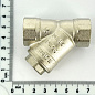 Фильтр косой В UNI-FITT никель 1/2" с отверстием для пломбировки