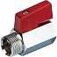 Кран шаровый STOUT ВН Mini 3/8" стандартный проход, флажок 