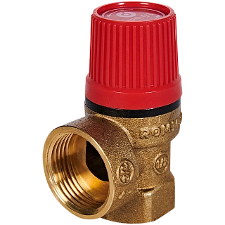 Предохранительный клапан 1/2 x3/4 ROMMER для отопления 1,5 бар