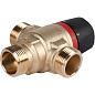 Термостатический смесительный клапан ROMMER 3/4" (НР) 20-43°С KV 1,6 (боковое смешивание)