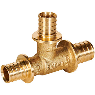 Тройник переходной надвижной 20 x 16 x 16 мм. для труб из сшитого полиэтилена ROMMER Артикул RFA-0014-201616