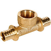 Тройник переходной 16 x 1/2" (ВР) аксиальный для труб PEX ROMMER (RFA-0028-001612)