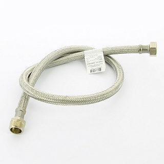 Гибкая подводка для воды HВ 3/4", 100 см, DN 13, оплётка из нерж. стали UNI-FITT Италия509S3010