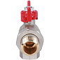 Кран шаровый ROMMER 1/2" ВН  с угловой американкой бабочкой