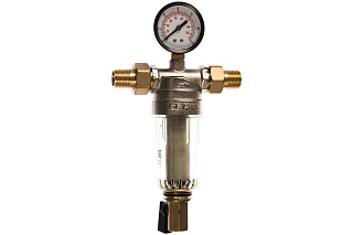 Фильтр магистральный Гейзер Бастион 3/4 для горячей воды с защитой от гидроударов 7508205201  Артикул 32684