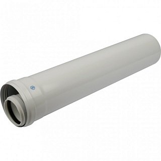 Труба дымохода коаксиальная 60 х 100 L=500 мм для конденсационных котлов STOUT SCA-8610-000500