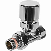 Термостатический клапан для радиатора 1/2" STOUT Design хром, прямой  (SVTD-0001-000015C)