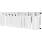Радиатор биметал. 12 секций STOUT VEGA 200 боковое подключение (белый RAL 9016)