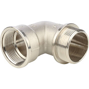 Угольник 1" 1/2 с упором НВ никелированный STOUT (270024N141400B)