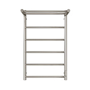 Полотенцесушитель электрич. 80 х 50 STOUT JAZZ round, Полированный, с полкой (SHQ-J1RR-F08050)