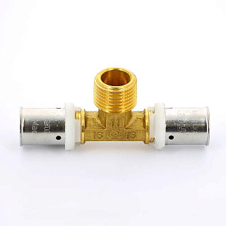 Тройник пресс-Н UNI-FITT 16 х 1/2" х 16 Артикул 708G6261