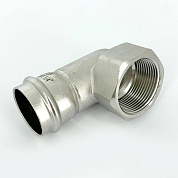 Угол пресс-В 35 х 1 1/4", нержавеющая сталь UNI-FITT