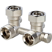 Узел нижнего подключения радиатора 3/4" для однотрубной системы,  STOUT угловой (SVH-0003-000020)