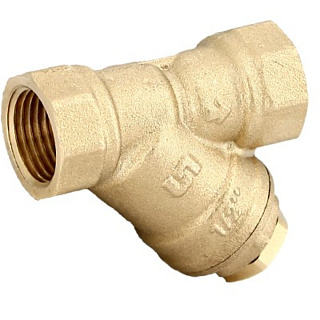 Фильтр косой ВР 1/2" с магнитом, 600 мкм., латунь UNI-FITT OPTIMAL (213G2001) Артикул 213G2001