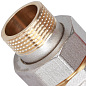 Кран шаровый ROMMER 3/4" ВН  с угловой американкой бабочкой