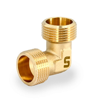 Угол UNI-FITT OPTIMAL 1" с наружной резьбой, латунь Артикул 613G4401