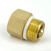Клапан отсечной для воздухоотводчика НВ 1/4" х 3/8" UNI-FITT