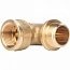 Угол резьбовой ВН с упором 3/4" латунь STOUT