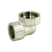 Угол редукционный 3/4" х 1/2" ВР, никель UNI-FITT OPTIMAL (636N3201)