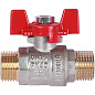 Кран шаровый ROMMER 1/2" НН - полный проход, бабочка