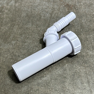 Вставка McALPINE  1 1/2" x 40 мм с адаптером под углом для слива быт. тех., H=146 мм Артикул TEE3