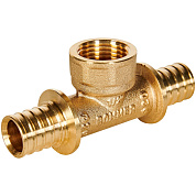 Тройник переходной 20 x 1/2" (ВР) аксиальный для труб PEX ROMMER (RFA-0028-002012)