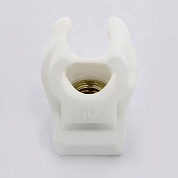 Крепление для труб 10 мм с латунной втулкой М6 BIS WALRAVEN 