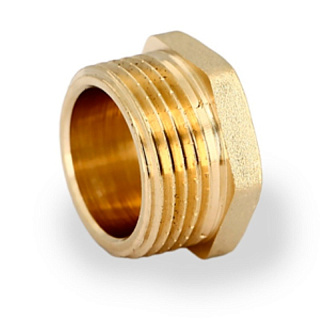 Заглушка UNI-FITT OPTIMAL с наружной резьбой 1/2", латунь Артикул 608G2001