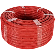 Труба металлопластиковая 20 х 2,0 в теплоизоляции (красная), STOUT (бухта 100 м.) (SPI-0001-102020)