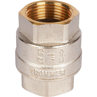 ROMMER 1" Клапан обратный пружинный муфтовый с металлическим седлом Артикул RVC-0001-000025