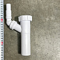 Вставка McALPINE  1 1/2" x 40 мм с адаптером под углом для слива быт. тех., H=146 мм