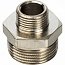 Ниппель переходной резьбовой НР 3/4" x 3/8" никель STOUT