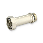 Соединение 1" 1/4 х 1" ВН с накидной гайкой удлинённое, никель UNI-FITT (999X4501) 