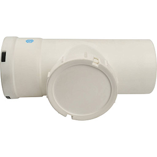 Тройник дымохода с ревизией D=80 мм для конденсационных котлов STOUT (SCA-8080-010210) SCA-8080-010210