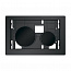Клавиша (без панели) TECEloop modular черная глянцевая для инсталляции унитаза 136 x 208 x 11 мм