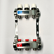 Колл. группа UNI-FITT 1" х 3 вых 3/4" с баланс. и термост. вентил. без конц, нерж. cталь (451W4303)