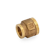 Муфта переходная 1/2" x 3/8" (ВР) EFFEBI, бронза (B3240A0403)