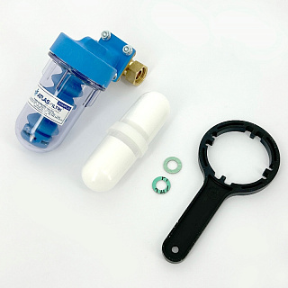 Система антинакипи ATLAS FILTRI DOSAPLUS 4  1/2" прямой, без байпаса, 2 капсулы полифосфата Артикул RE4050214