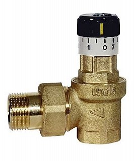 Перепускной клапан угловой HB WATTS USVR 1"1/4  0,03-0,5 bar Артикул 10005175