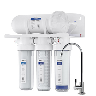 Гейзер Престиж Про 1600 проточный обратный осмос без бака, 3 ступени 20064 из серии Престиж для Проточный осмос