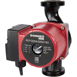 Насос циркуляционный Rommer Profi 32/60-180 мм, для систем отопления RCP-0004-3260180 - 