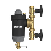Сепаратор шлама поворотный с быстрой очисткой и магнитом ROMMER 3/4"