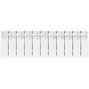 Радиатор биметал. 11 секций STOUT TITAN 200 боковое подключение (белый RAL 9016) 