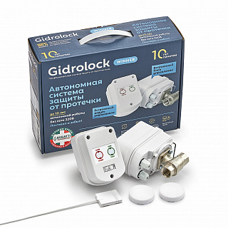 Комплект Gidrоlock WINNER RADIO BUGATTI 3/4 для защиты от протечек воды  Артикул 31204022