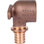 Водорозетка надвижная 20-Rp 3/4" REHAU RX корот. (бронза)